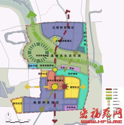 未来科技城布局图